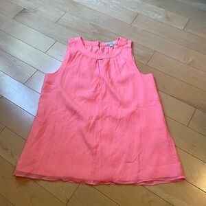 J. Crew pink silk sleeveless top​​​